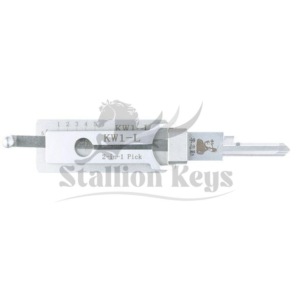 ORIGINAL LISHI - KW1-L 2-In-1 Left Hand Pick USA ONLY ORIGINAL LISHI - KW1-L 2-In-1 Left Hand Pick USA ONLY
